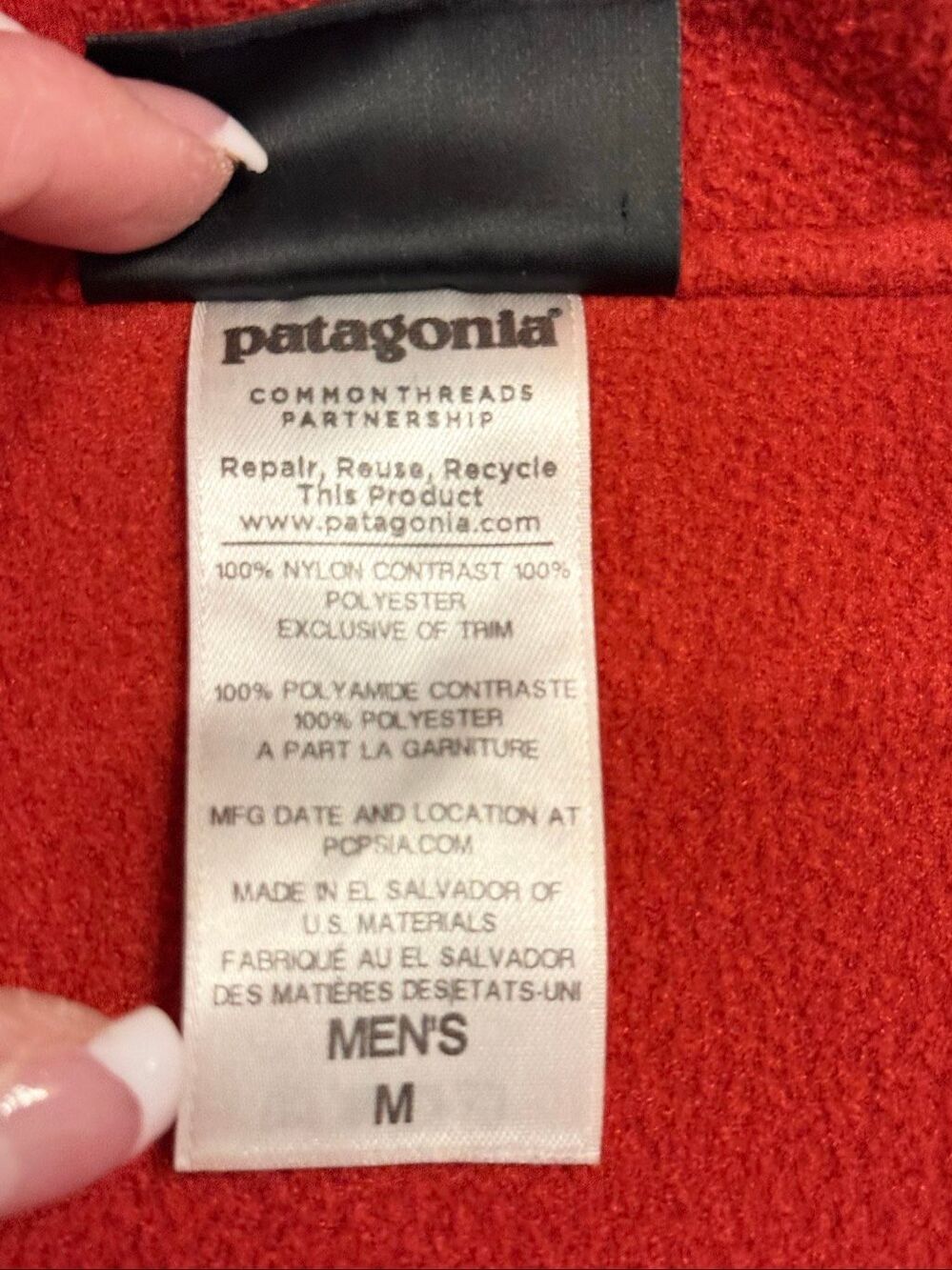 Patagonia Men’s Shelled Synchilla Snap-T Hoody Grey Fleece & Nylon Shell Medium - Picture 12 of 16